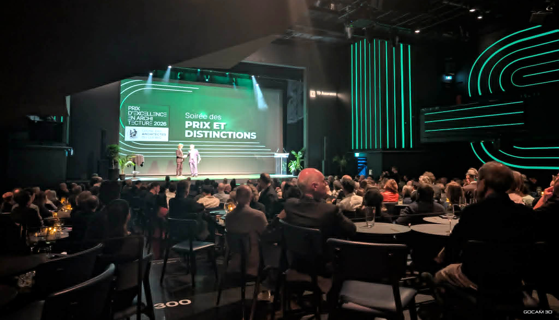 Participation de GOCAM 3D à la Soirée des prix et distinctions de l'Ordre des architectes du Québec (OAQ)